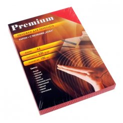 Office Kit A4 красный картон